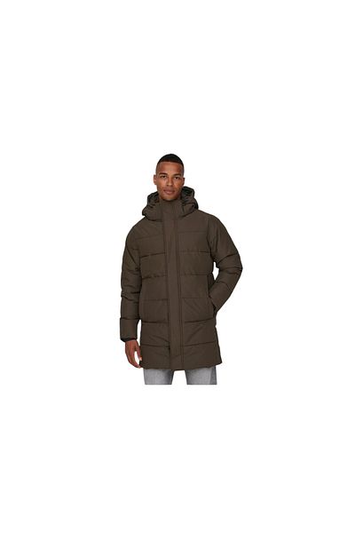 ONLY Men's Hooded Coat On.22020156