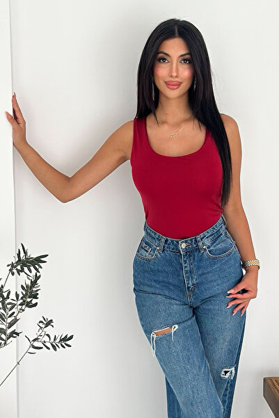 Noa Noa Жіноча блузка з V-подібним вирізом без рукавів для офісу та повсякденного використання