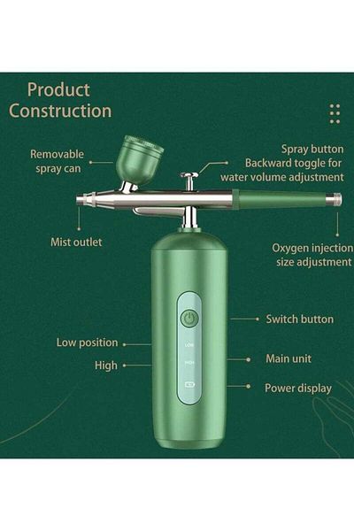 COOYA Handheld Misting Device Face Hydration Introduction Instrument,0.3MM Sprayer,for Beauty,Hydration