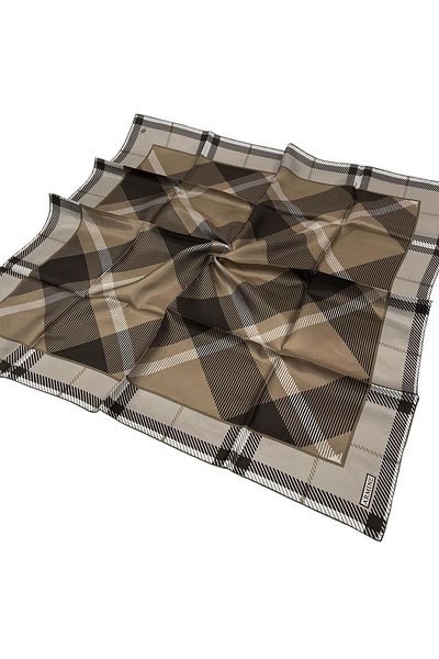 Armine Silk Scarf 2026 Winter - 9418-50 Light Brown Twill