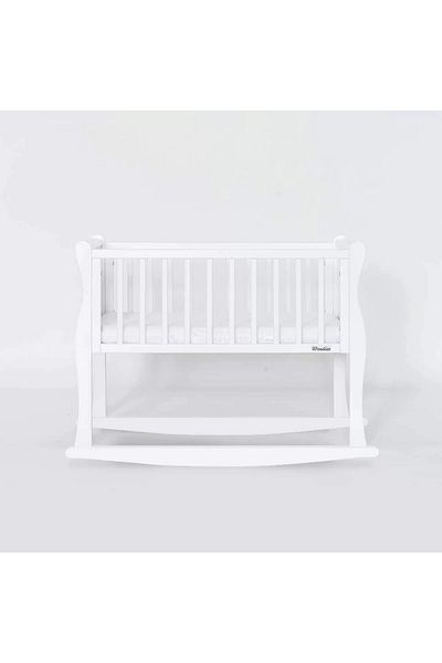 OEM Rocking co-sleeping wooden crib, Noble White 90 x 40 cm