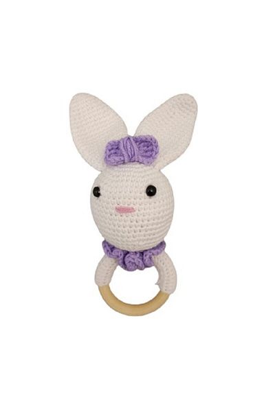 PIKKABOO - Heavenlyhugs Miss Rabbit Handmade Crochet Teether