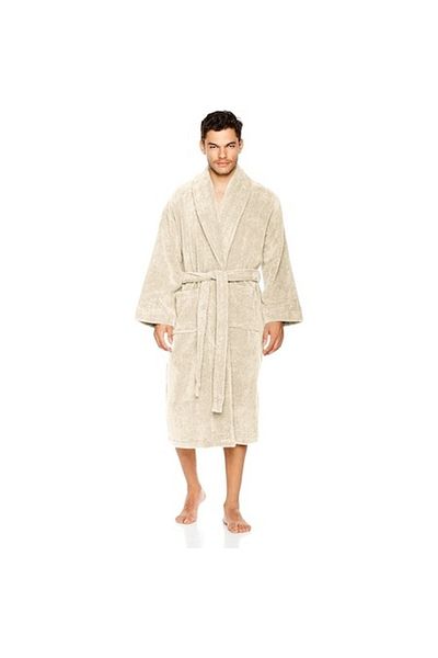Quasar & Co. Quasar & Co. Bathrobe, 550 g/m², hotel quality, unisex, 100% cotton, L/XL, cream