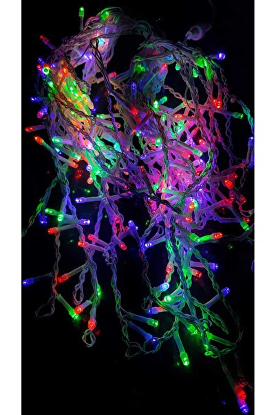 SDX Market Instalație de Crăciun 8m x 0.8m, FLASH, Cortină, Multicolor, 360 L...