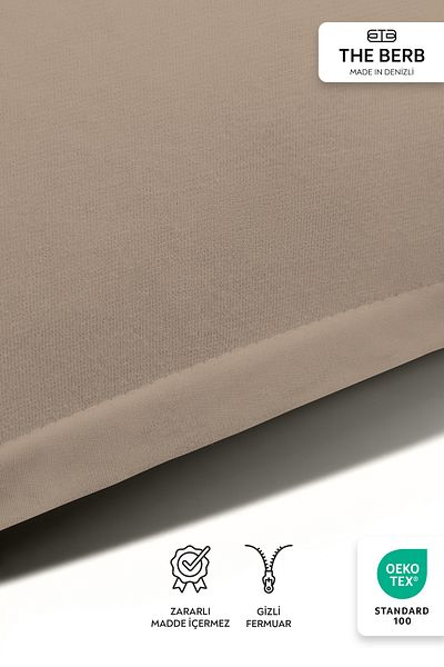 The Berb |   Set of 2 Combed Cotton Pillowcases |   100% Cotton |   50 X 70 cm |   Zippered