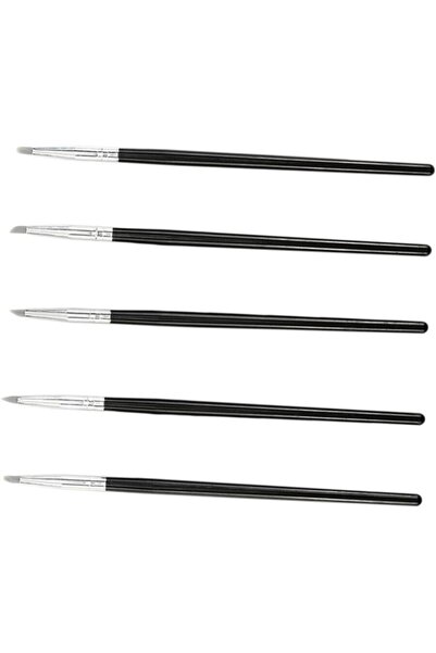 dinckitchen Perie pentru patiserie și decorare cu vârf din silicon 5 bucăți c...