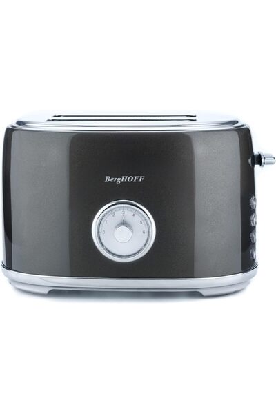 AC BOX Gem Metallic Gray Two Slice Toaster Ac Box 861931