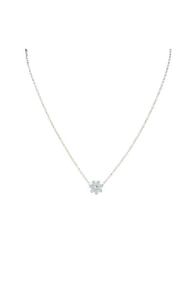 Abundo Silver stainless steel chain "Daisy"