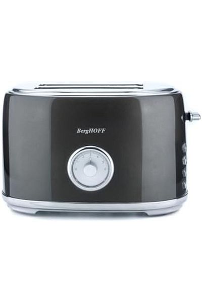 AC BOX Gem Metallic Gray Two Slice Toaster Ac Box 861931