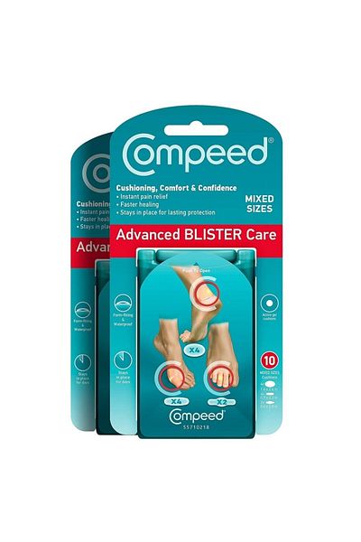 Compeed Combid Plaster Water Bandages 10 Pieces in Different Shapes