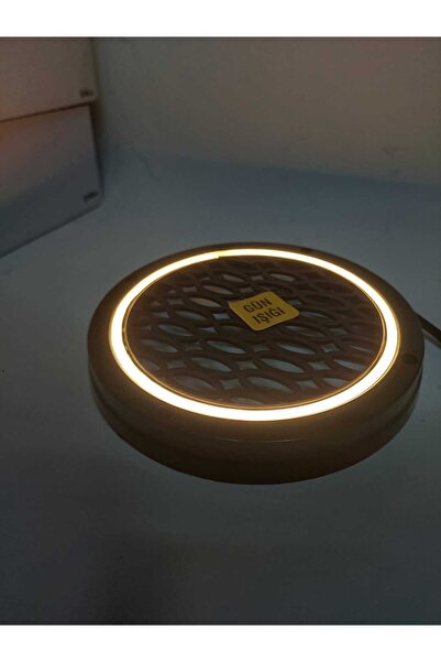 GÖKAK ELEKTRONİK GÜNIŞIĞI-16 CM Neon led ışıklı hoparlör kapağı çiftli