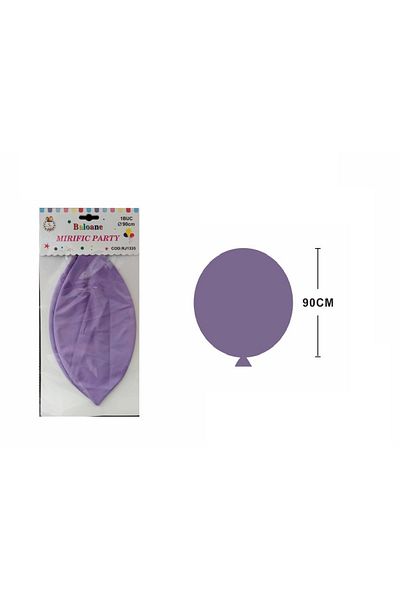 SDX Market Large latex balloon, Mirific Party, Purple, 90 cm