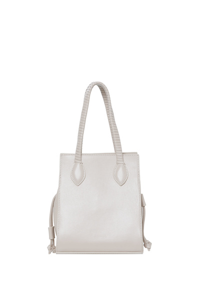 GİZİA YANLARI BÜZÜLEBİLİR KUTU FORM DERİ ÇANTA