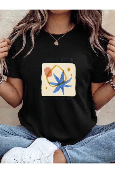 Sarah's Boutique Tricou de damă – 100% bumbac – LIGHT STAR