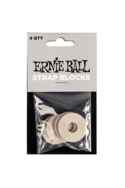 Ernie Ball P05625 Blokovi za kaiš 4PK Sivi 4 komada