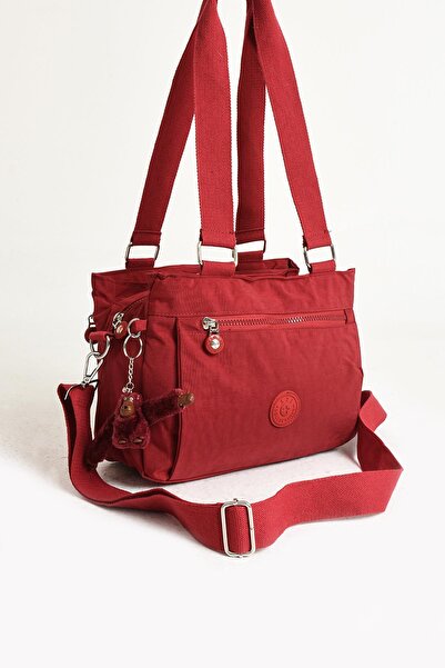 Çanta Trend Ultra Light Waterproof Multi-Pocket Shoulder Bag Red (Model: 571-5F)