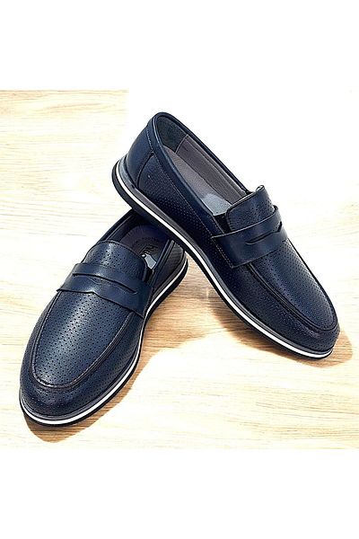 KAFKASLAR AYAKKABI Genuine Leather Soft and Flexible Loafer Men's Shoes