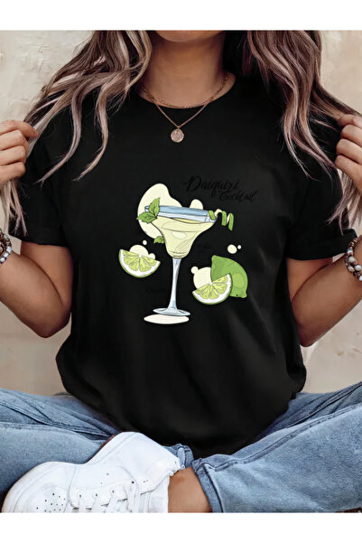 Sarah's Boutique Tricou de damă – 100% bumbac – DAIQUIRI COCKTAIL