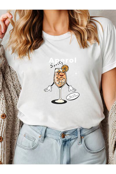 Sarah's Boutique Women's T-Shirt – 100% Cotton – APEROL SPRITZ SIP