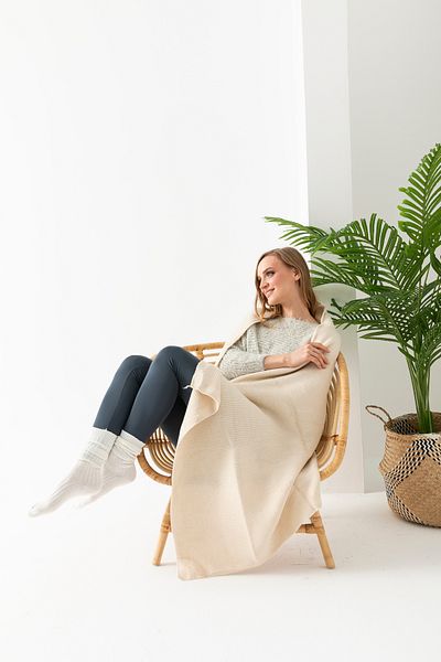 T Crazy T-Crazy Soft Plush Tv Blanket, Knitwear Sofa Accessory Tv Blanket, Soft Touch