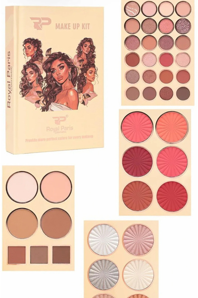 Mirayavm Kitap defter modeli tipi far paleti-Allık-Kontür-highlighter