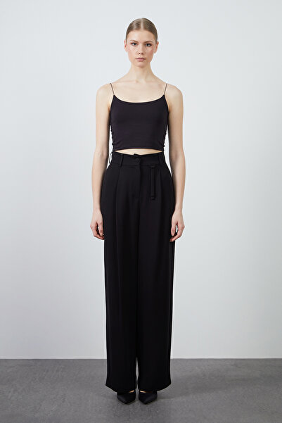 GİZİA Yüksek Bel Siyah Pantolon