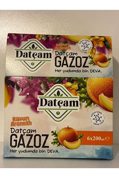 Datçam Kavun Aromalı Datça Gazozu 200 Ml 6'lı