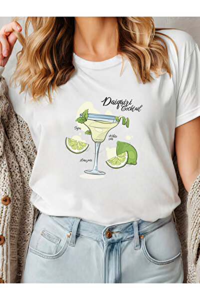 Sarah's Boutique Tricou de damă – 100% bumbac – DAIQUIRI COCKTAIL