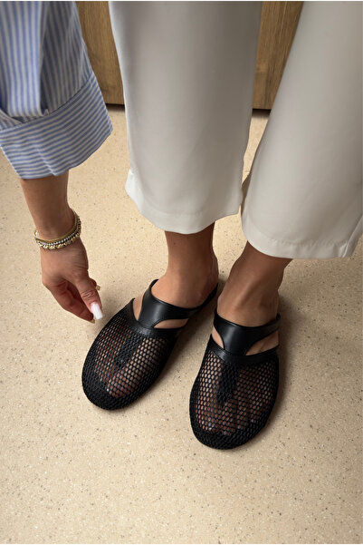 Mupa Shoes Γυναικείες Παντόφλες ΜΑΥΡΕΣ