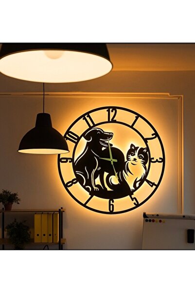 Mivora Shop Roma RAKAMLI KOPEK DUVAR SAATİ