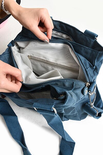 Çanta Trend Ultra Light Waterproof Multi-Pocket Shoulder Bag Blue (Model: 571-5F)