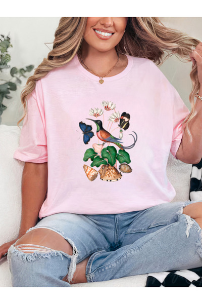 Sarah's Boutique Tricou de damă – 100% bumbac – NATURE BEAUTY