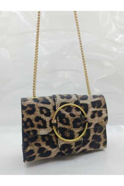 MAC&MOS Geantă de umăr leopard de damă 