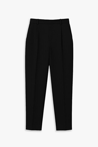 BARRELS AND OIL Kadın Havuç Kumaş Pantolon - Siyah