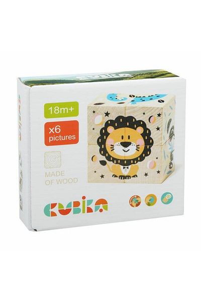 CUBIKA Wooden Toy Jungle Puzzle
