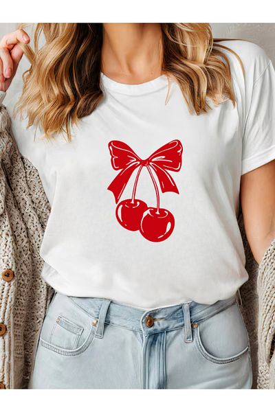Sarah's Boutique Women's T-Shirt – 100% Cotton – CHERRY BLUSH