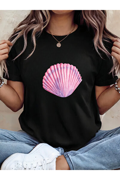 Sarah's Boutique Tricou de damă – 100% bumbac – ROZ SCOICĂ
