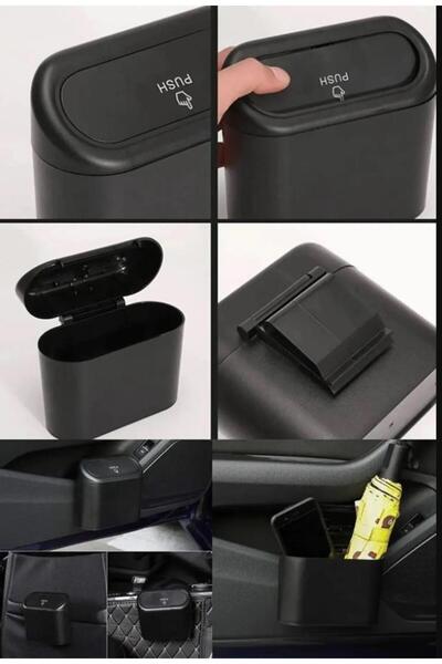 Hayveys In-Car Trash Can Box Organizer with Lid