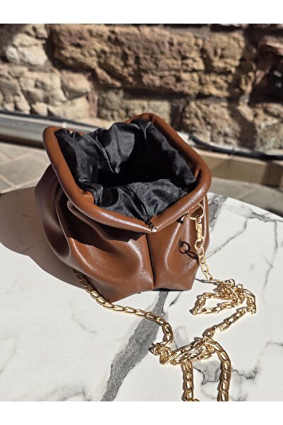 KOÇAK ÇANTA Women's Burs Closed Chain Strap Shoulder Bag