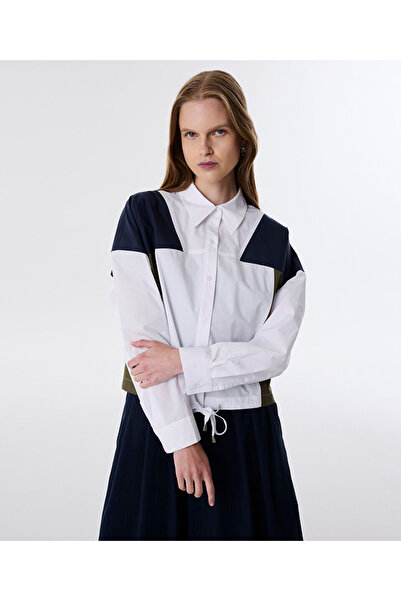Twist KUMAŞ MIX COLORBLOCK GÖMLEK