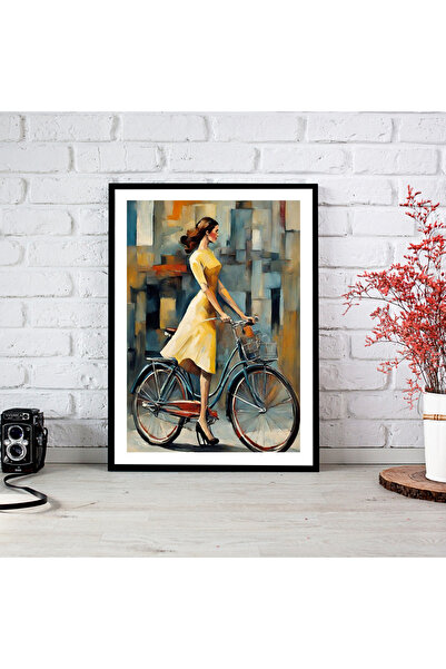 woodsia Εικόνα αφίσας από ξύλο MDF με εμφάνιση μονοκόμματου πλαισίου WM TEK0442