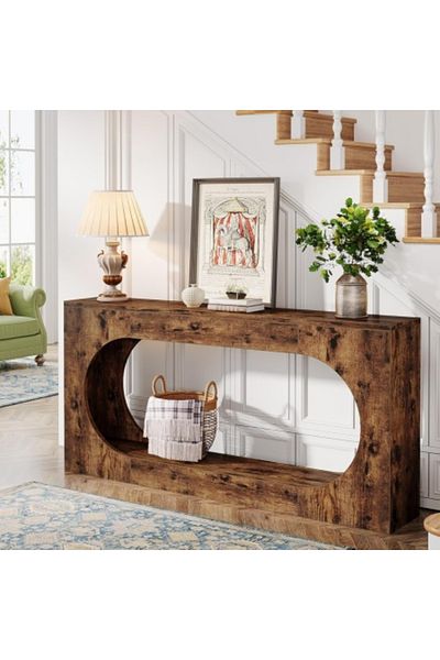 eMobili Makeup Tables Console Tables MACI 25 - Console Table, 160 cm, hall table, living room, bedroom - Brown