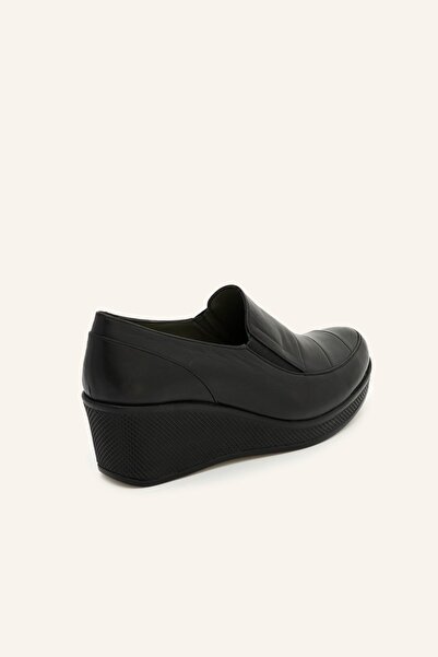 MARCATELLI Siyah Deri Ayakkabı