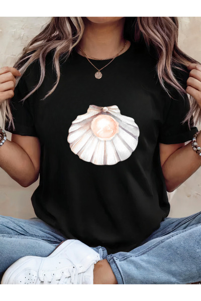 Sarah's Boutique Tricou de damă – 100% bumbac – PERLĂ FRUMOASĂ