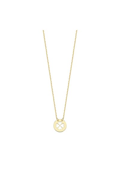 Koçak 14 Ayar Yonca Tasarım Altın Kolye