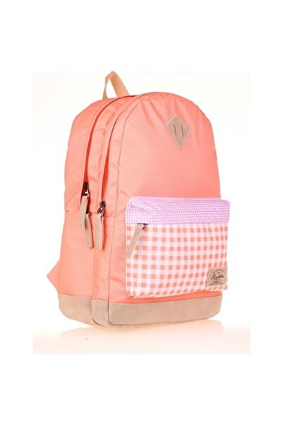 KAUKKO Wichlight Backpack (Plaid Salmon)Krn-K1644