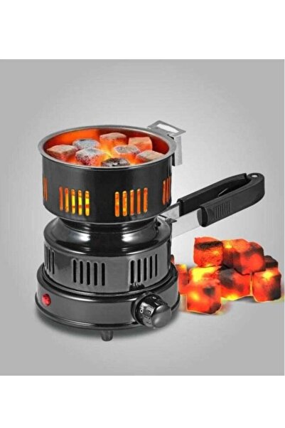 DLC موقد فحم كهربائي من الفولاذ المقاوم للصدأ بقوة 600 واط