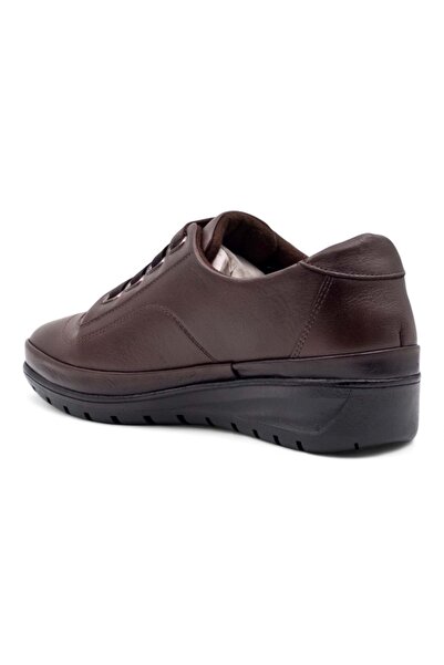 Voyager 7666 Women's Khaki Leather Comfort Shoes