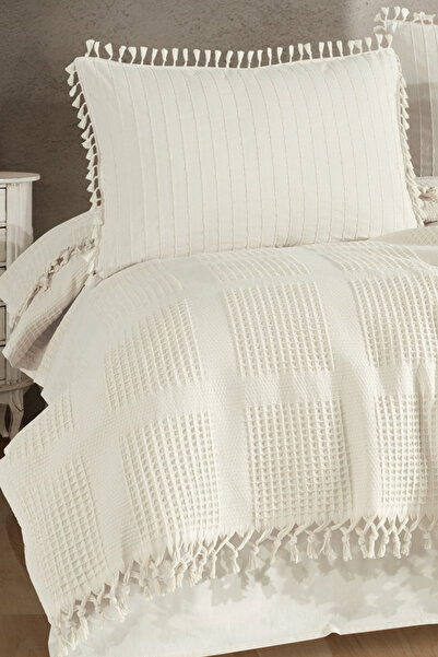 Nordqueen 100% Cotton Double Tasseled Pique Set