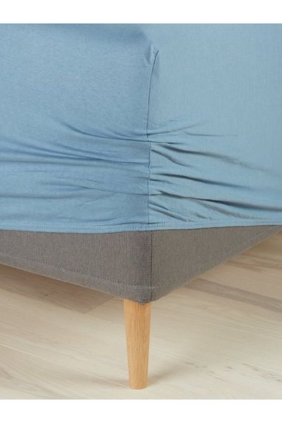 OEM Knitted sheet JETTE 90x200x35 blue